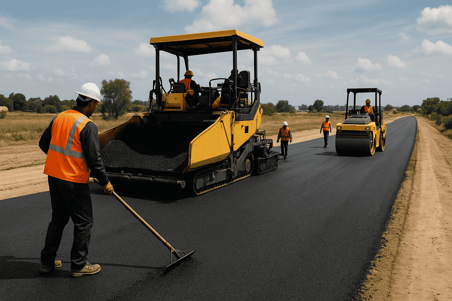 Obra de Pavimentación - Construcción de pistas y veredas
