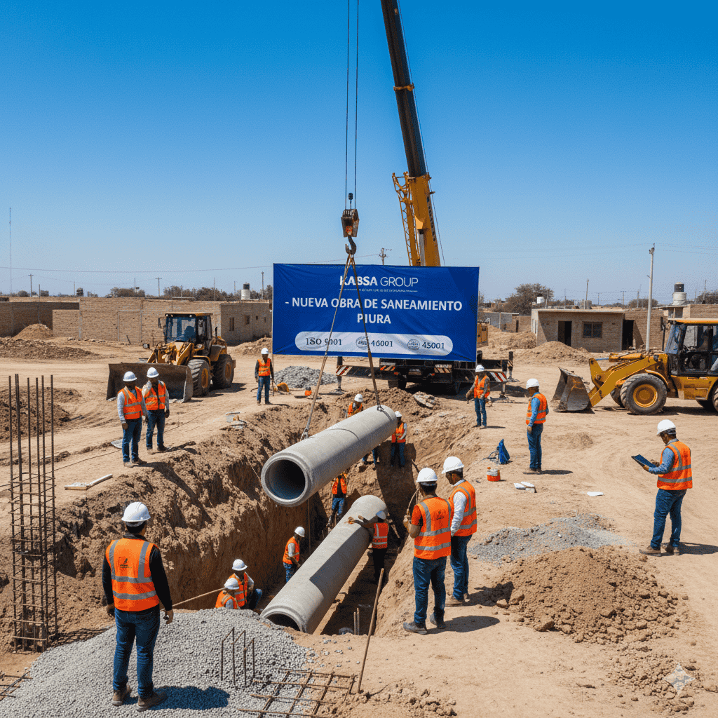 KABSA GROUP ejecuta nueva obra de saneamiento en Piura